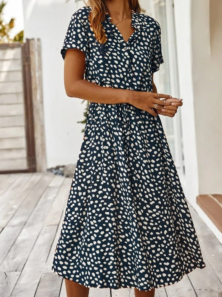 Edith - Robe Fluide Sophistiquée