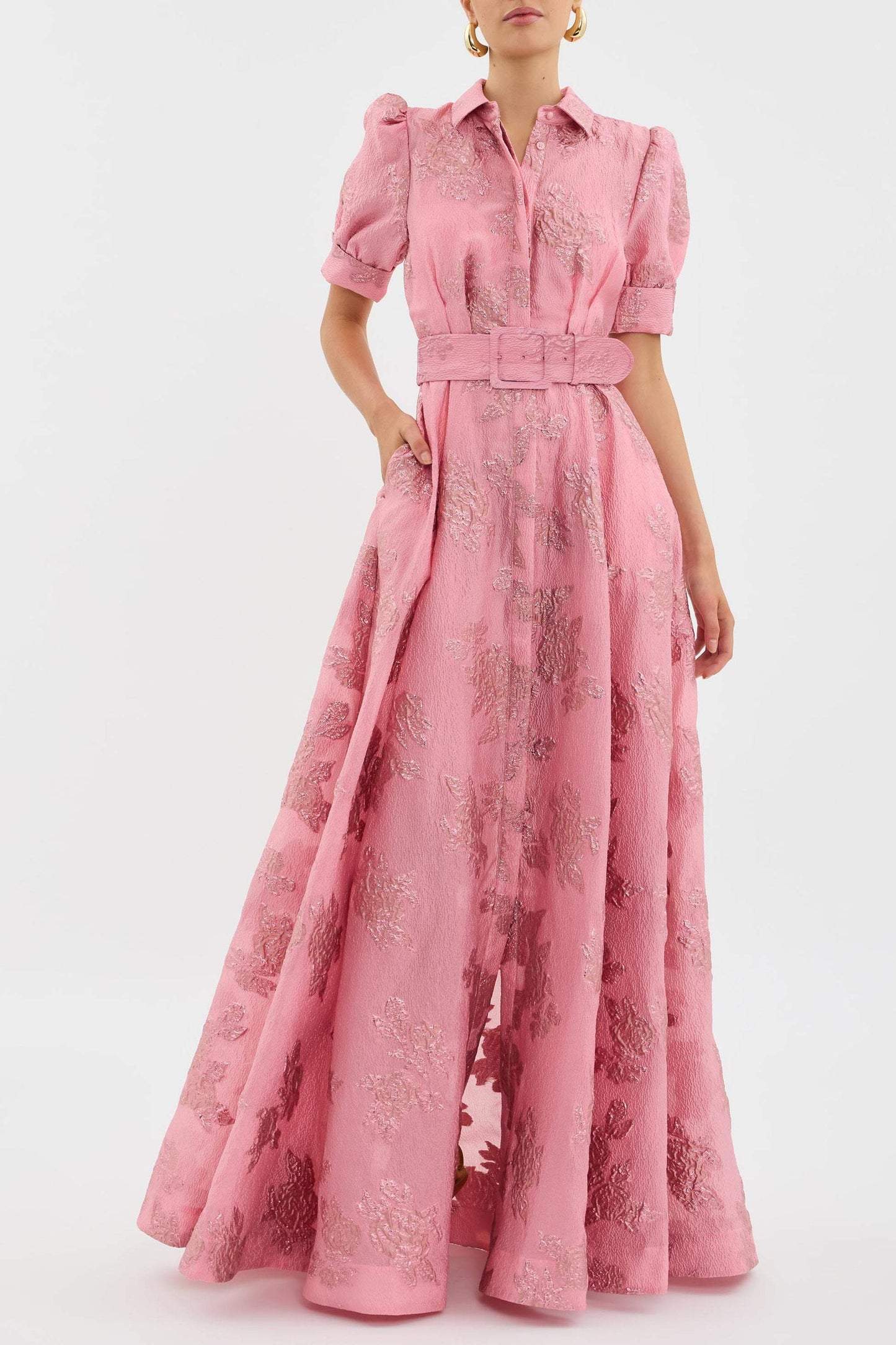 Anabella | Robe à Manches Courtes Bouffantes