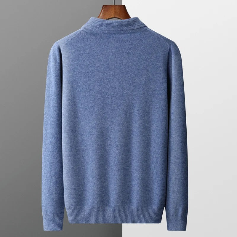Rafael - Pull Polo en Cachemire