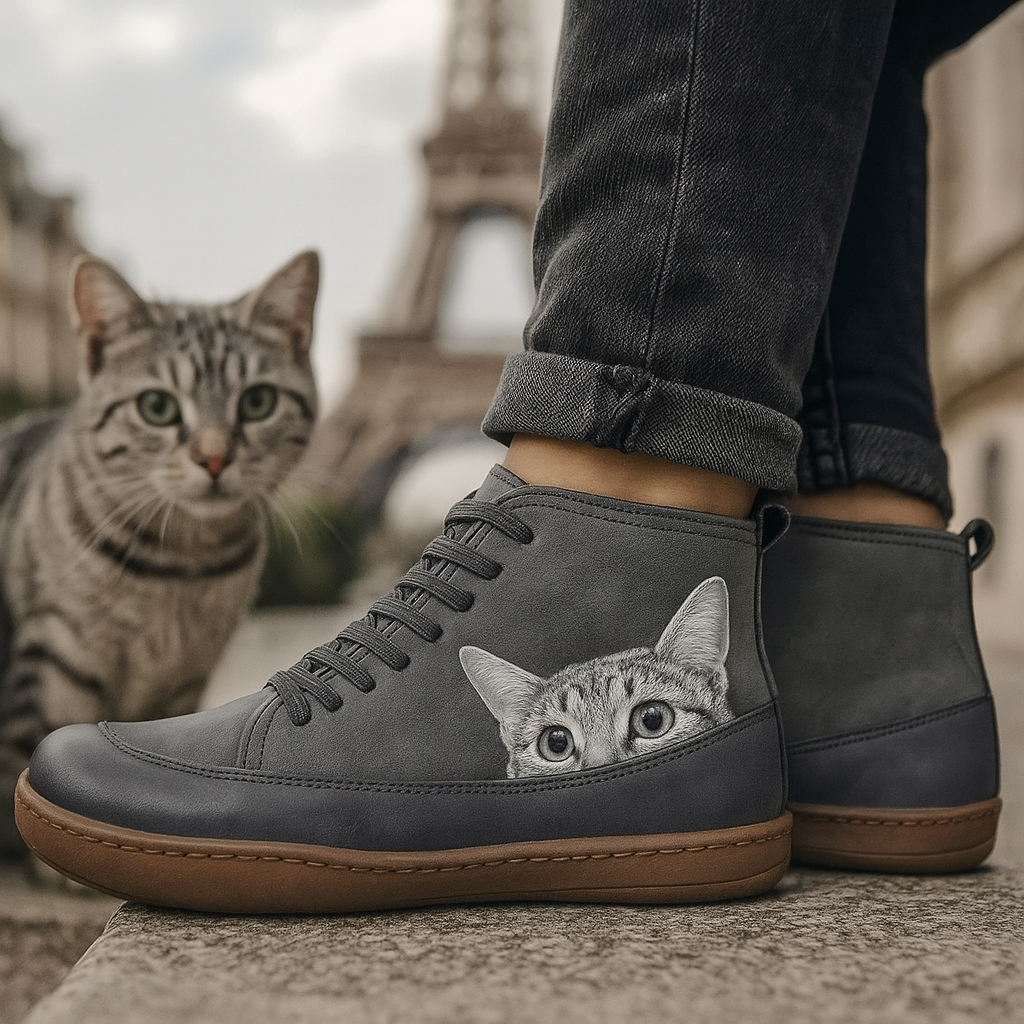 Bottes Chat-Marrantes – Confort et Originalité — Maison Lioré Paris