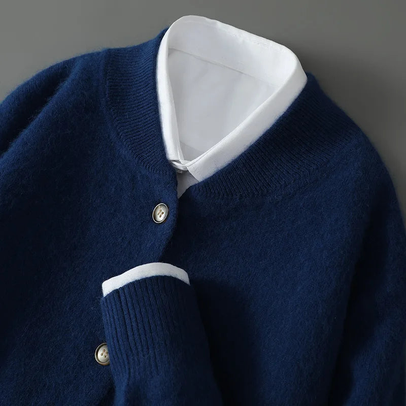 Colby - Élégant Cardigan En Cachemire — Maison Lioré Paris