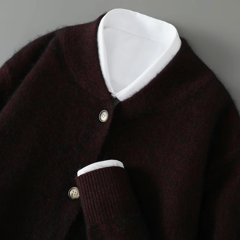 Colby - Élégant Cardigan En Cachemire — Maison Lioré Paris