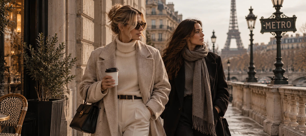 Silhouettes d'automne dans une rue parisienne — Maison Lioré Paris