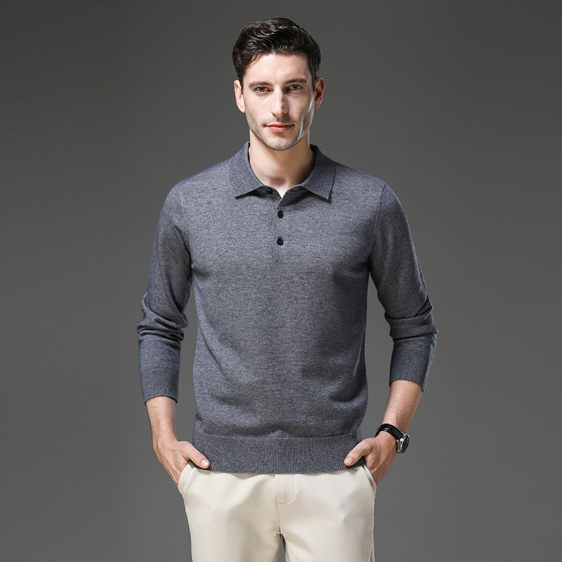 Rafael - Pull Polo en Cachemire — Maison Lioré Paris