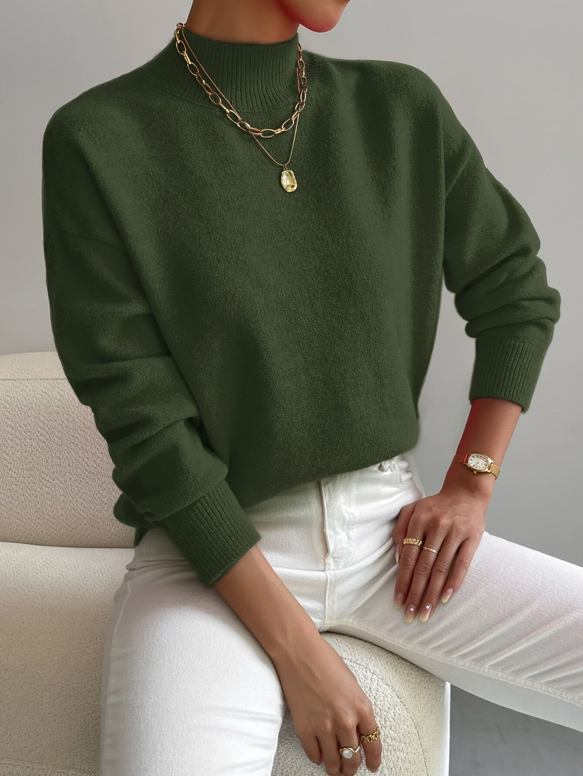Yvonne - Pull Élégant Et Chaud — Maison Lioré Paris