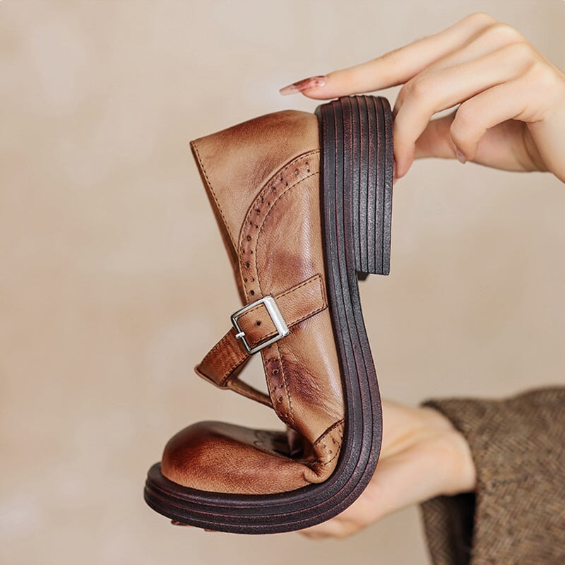 Joli - Élégante Chaussure en Cuir