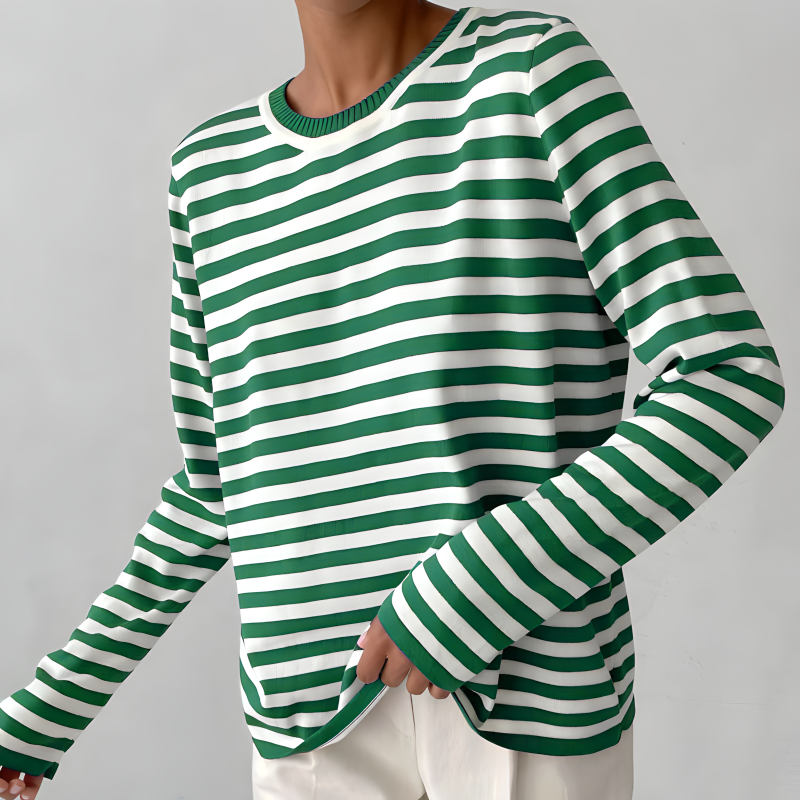 Nicole - Pull Rayé Chic