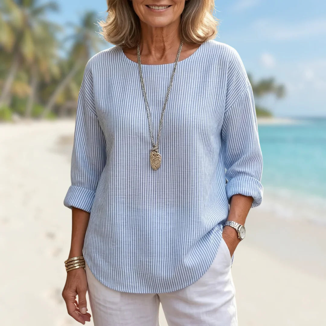Rhea | Blouse Rayée Classique