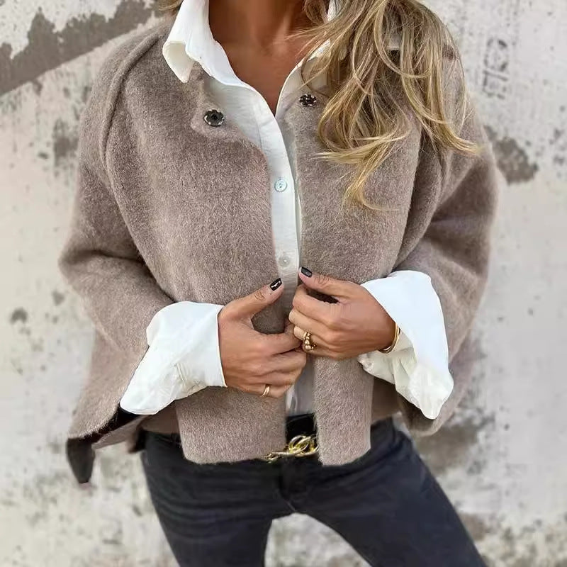 Elise - Veste Courte avec des Manches Évasées Chics