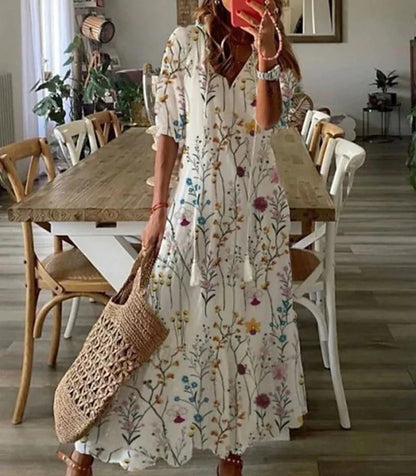 Colette - Robe Bohème Fluide